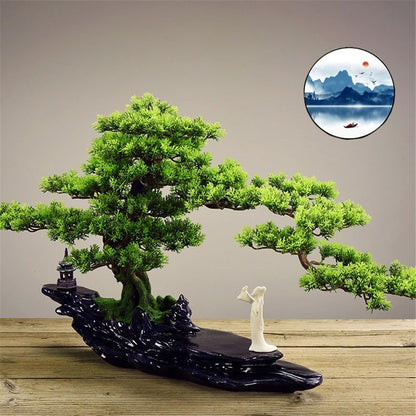 Artificial Plant Decor Set – Modern Home Accent Ornaments