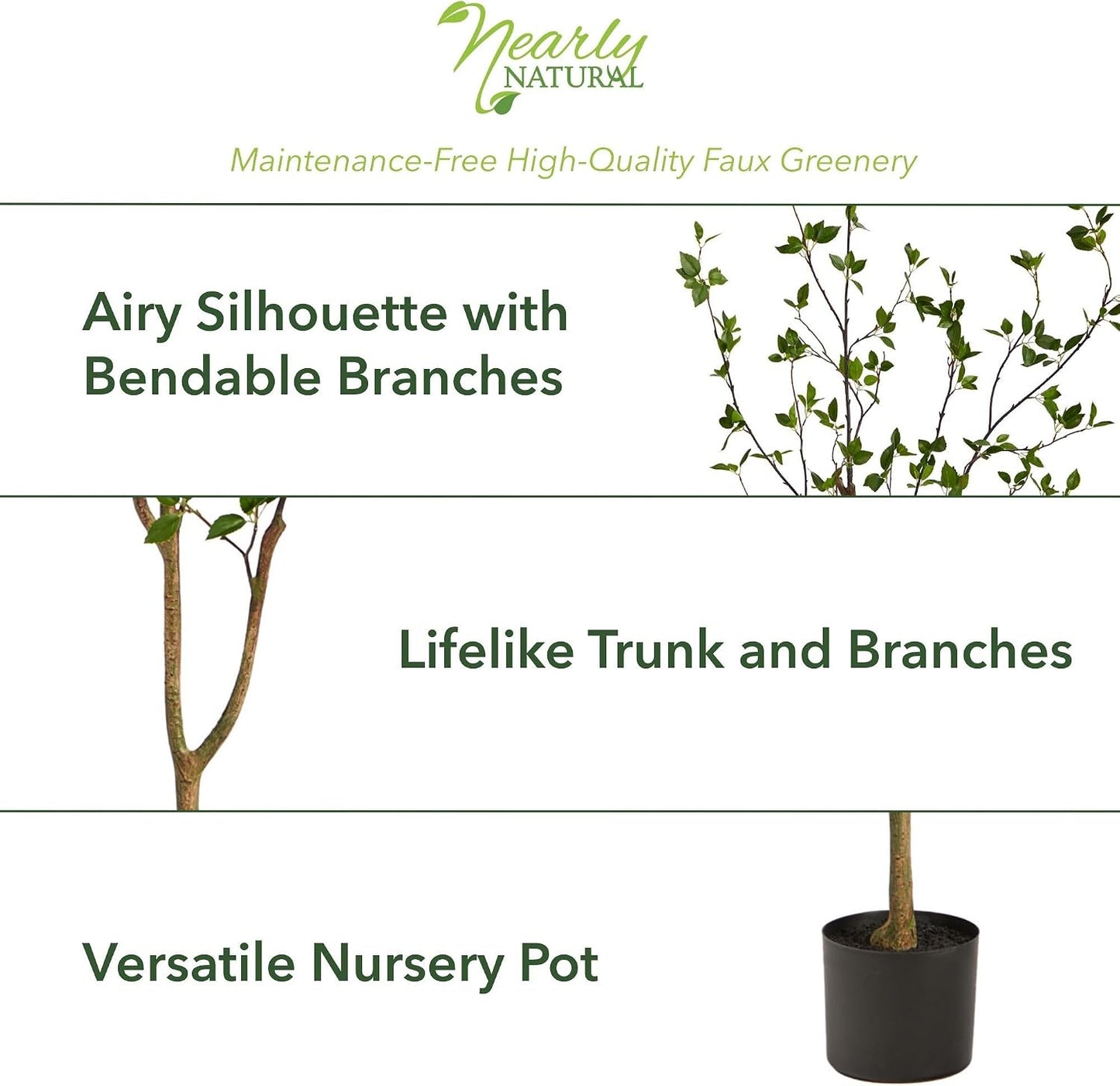 Artificial Citrus Tree – Minimalist Home Decor Plant